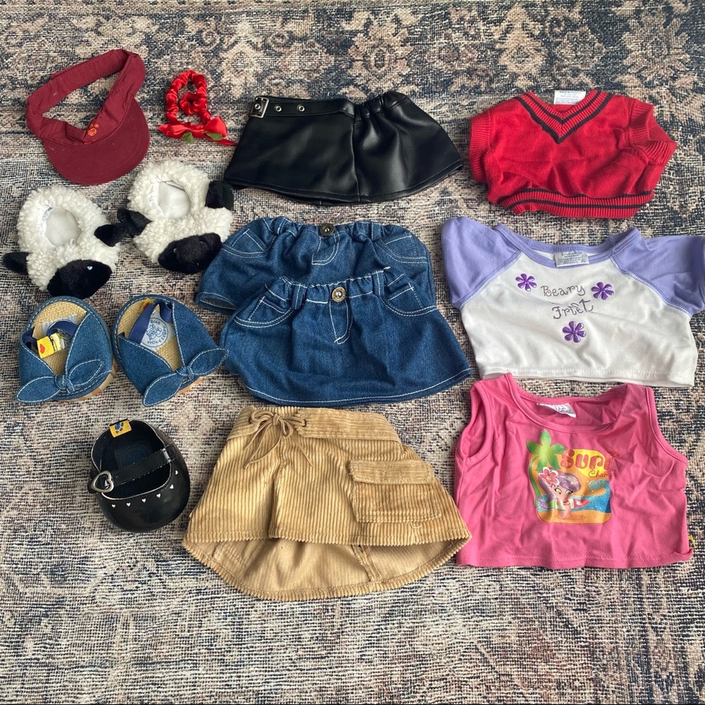 Build A Bear Early 2000s Clothing Lot